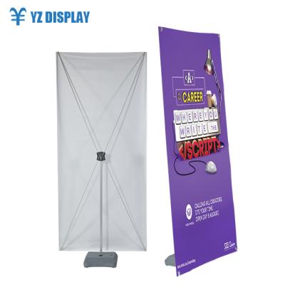 China Display Shows Advertising A Water Tank X Stand Banner Background YZ Display Side Display Shows Advertising Promotion Customized 2pcs/carton for sale