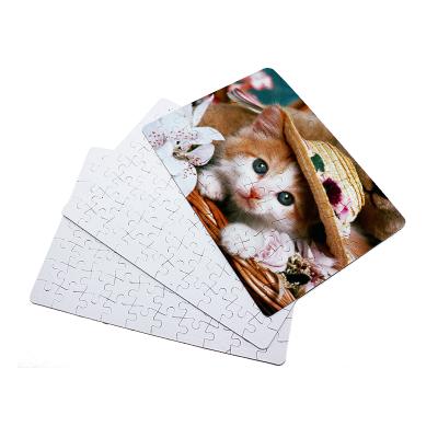 China Cartoon Toy Blank A4 Sublimation 120 Jigsaw Puzzle Pieces For Custom Picture Printing for sale