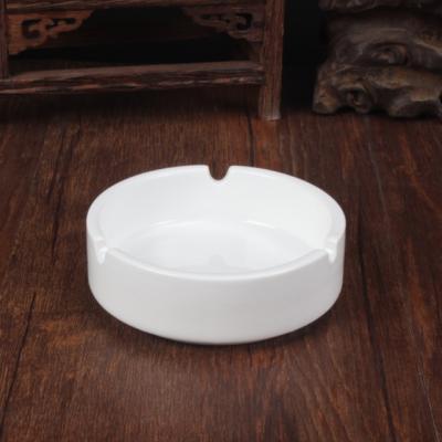 China Personal or Promotional Gifts Sublimation Ceramic Ashtray in White Color for sale