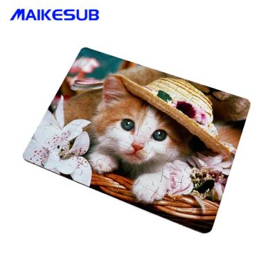 China DIY TOY Maikesub A5 80pcs Blank Sublimation Jigsaw Puzzle Custom Photo for sale