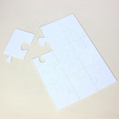 China DIY TOY Maikesub 9pieces Sublimation Jigsaw Puzzle Empty Cardboard Also Printing For Christmas Gift for sale