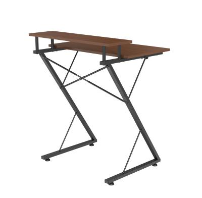 China Modern V-frame Desk with Monitor Shelf, Unique Z Shaped Compact Study Writing Table for Home Office VM-CW01 for sale