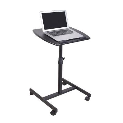 China (Height)Adjustable V-Mounts Standing Up Laptop Cart Folding Adjustable Sit Stand Mobile Desk Height Desk Workstation VM-FDM101 for sale