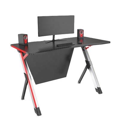 China Convertible Home Office Furnituer PC Computer Desks with RGB LED Lights Ergonomic Gaming Desks VM-ES06 for sale