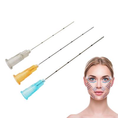 China Nasolabial Fold/Micro Needle Plant Cannula 20G 70mm Lip/Face/Body Disposable Blunt Tip Safety For Hyaluronic Acid/Mono Disposable Hypodermic Needle for sale