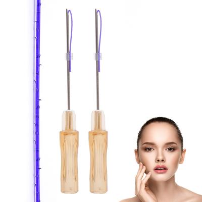 China Easy to use v cannula blunt nose lift pdo wire nose /tighten nose lift /fios pdo tooth lifting wire lifting for nose breast for sale