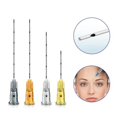 China This Hot Sale Micro Cannula Nasolabial Fold/Lip/Face/Body Needle Factory 18g Disposable Injection Filler Stainless Blunt Tip for sale