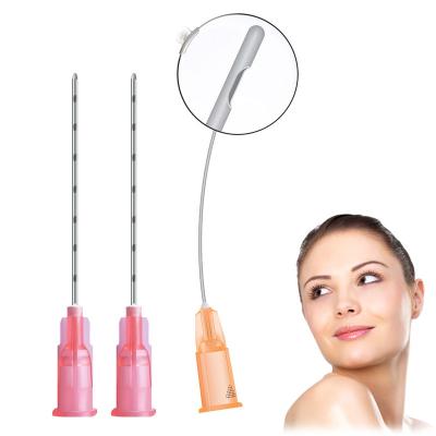 China Nasolabial/Lip/Face/Body Fold Safety Beauty Product Cannula Injection Body Piercing Needles For Injectable Hyaluronic Acid for sale