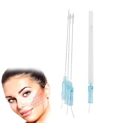 China Easy to use beauty face lifting needle polydioxanone thread/absorbable 3d 4d tooth pdo thread lift for face/suture barbed wire for sale