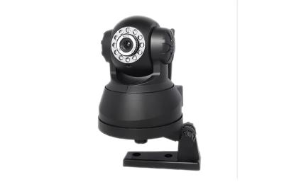 China Black 1.0 Mega Pixel High Definition Wifi Wireless IP Camera H.264 Dual Stream for sale