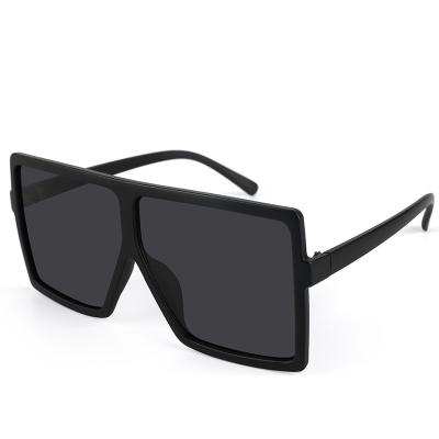 China Fashion Sunglasses Big frame square sunglasses European and American fashion trend men and women universal sunglasses for sale