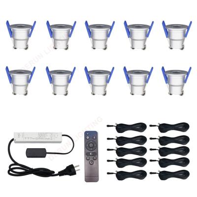 China Embeded Veranda Spot 12x Non Dimmable 3W LED Mini Spots Set for sale