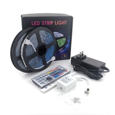 China LANDSCAPE Led Strip Light Kit Waterproof Led Tape Dc 12v Smd 5050 RGB Flexible Led Strip Light For Living Room for sale