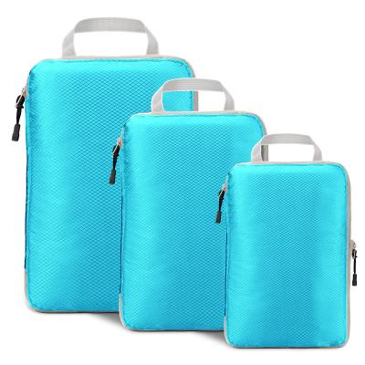 China Durable Travel Tote Cubes 3 Sets High Quality Packing Cube Storage Bag Promotional Travel Organizer Bag for sale