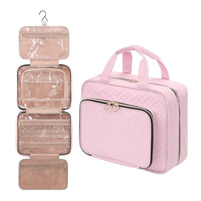 China Fashion Large Capacity Bag Multifunctional Korean Cosmetic Portable Storage Cosmetic Handbag for sale