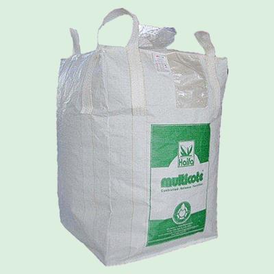 China Breathable EGP Big Bags For Firewood Packing Minerals 1500kg 1000kgs Bottom Top Skirt Flat for sale