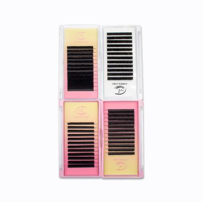 China Easy Lash Supplier Faux Mink Wholesale Individual Eyelash Extensions Private Label Products 25mm Full Volume Anrolash Fan Eyelash Extension for sale