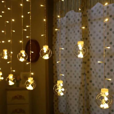 China Professional Chain Lighting Supplier Wishing Ball Led Strip Light, Icicle Led Christmas Star String Light for sale