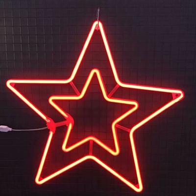 China Pattern Light Christmas Led Wall Washer Light Outdoor Led Street Hanging Light, 2D Pattern Star Shape Lamp Neon Light for sale