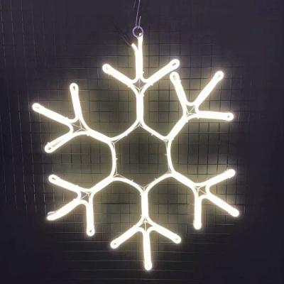 China Pattern Light Professional Made Christmas Decoration Lamp, 2D Street Pattern Snowflake Shape Outdoor Led Neon Light for sale