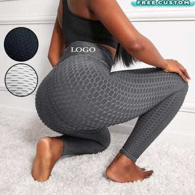 China Custom Logo Ladies Long Trouser High Waist Plaid Seamless Women's Yoga Pants Tight Gaiters Sports Breathable for sale