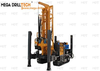 Cina Homemade Water Well Hydraulic Crawler Drilling Rig With Diesel Engine in vendita