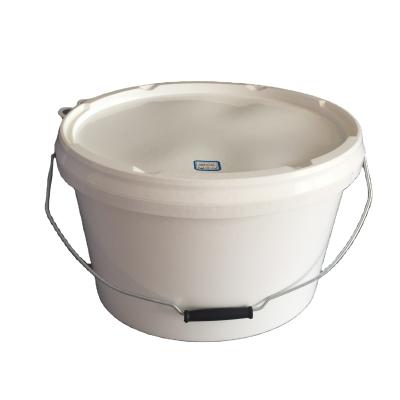 China Eco-friendly 15l Plastic Bucket Container With Lid For Paint Ink Oval Plastic Bucket 15 Liter Bucket Food Grade for sale