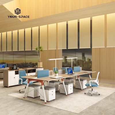 China Modern Commercial Workstation Furniture WAREPROOF Office Desk Office Workstation for sale