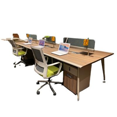 China Factory Furniture Office Computer Table Design 2 Seat Office Workstation SINGLE Compartment for sale