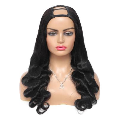 China Factory Direct New Arrival Wholesale Body Wave Eulisi Kinky Curly Clip In Human Hair Cambodian With U Part Lace Front Wig for sale