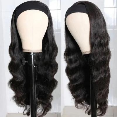 China Wholesale Cheap Body Wave Eulisi Virgin Hair Headband Haft Wigs Glueless Headband Hair Wigs For Black Women for sale