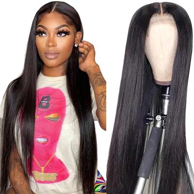 China Eulisi Wholesale Lace Body Wave Frontal Wig 13X4 Hd Pre Plucked 13X6 To Lace Front Wigs Brazilian Hair Bone Straight Hair Wigs for sale