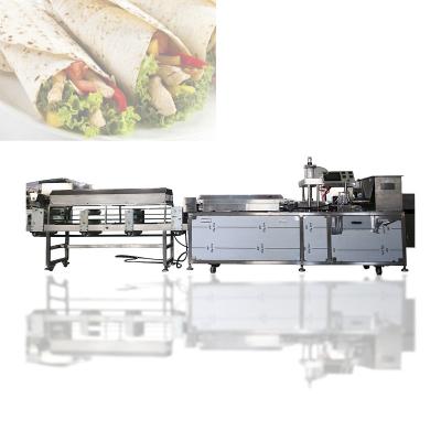 China Low energy high speed hot sale automatic small flour tortilla making production line for tortilla tacos chapati for sale