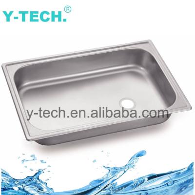 China Without Tap Water Tank Apartment Size Kitchen Sinks Stainless Steel Outdoor Sink YK1624 for sale