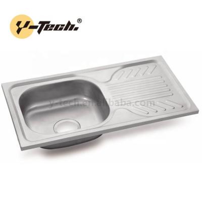 China Without Faucet YK-7540A Hand Wash Basin Corner Stainless Steel Portable Kitchen Sink For Dishes for sale