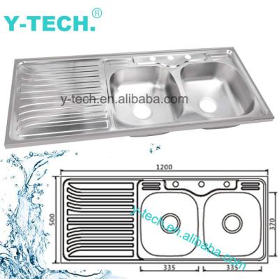 China Without accessories undermocent stainless steel cocina kitchen sink fregadero de cocina faucet YK-X120R for sale