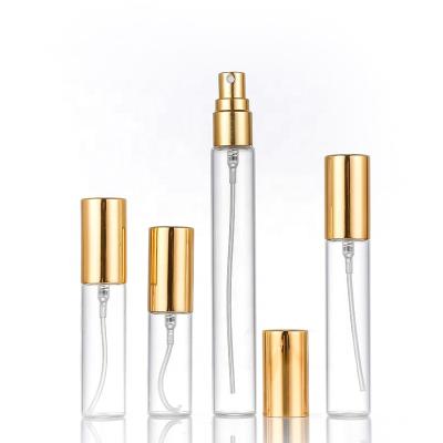 China Wholesale Refillable 5ml 8ml 10ml 15ml Personal Care Atomizer Pen Luxury Clear 10ml Fine Mist Perfume Empty Spray Glass Perfume Bottles for sale