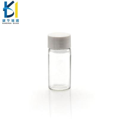 China Xu Zhou Amber Clear 10ml Pharmaceutical Glass Bottle With Screw Lid for sale