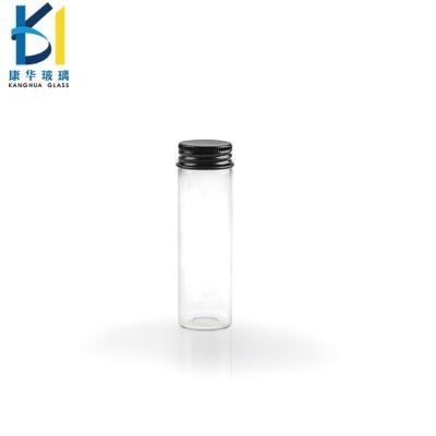 China 3 cm diameter 50ml glass pharmaceutical sale clear thin bottle for sale