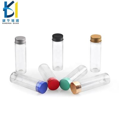 China 50ml Clear Pharmaceutical Empty Cylindrical Glass Tube Bottles for sale