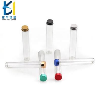 China Wholesale Packaging 100ml Glass Beverage Tube Style Long Wine Sample Bottles for sale