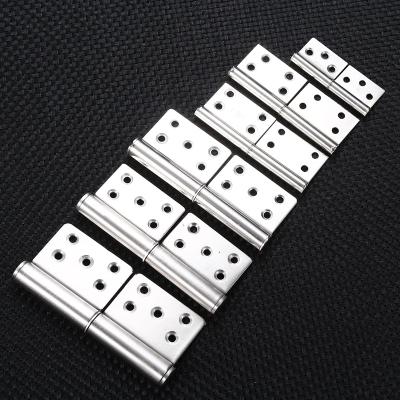 China Durable 360 ​​Degree Rotation Stainless Steel Door Flag Hinge 2 Part Pressed Flag Hinge Remove Hinge for sale