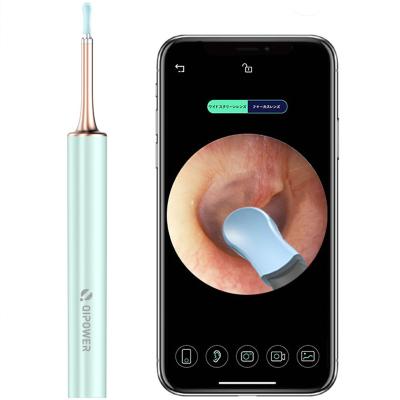 China Custom Logo Smart Ear Cleaner Record Wifi PC Earwax Remover White Wireless Earwax Remover for sale