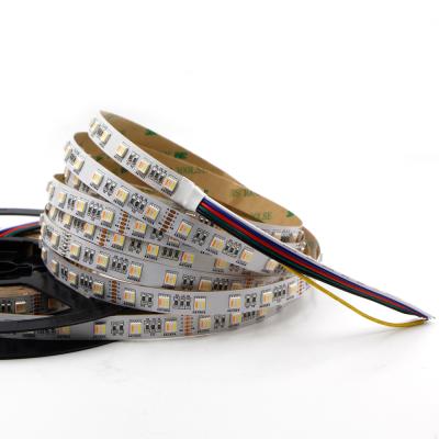 China Hotel DC24V 2110 smd 3838 5 in 1 360leds/m 12mm 5 colors in 1 led rgb colorful changing rgbww cct led strip for sale