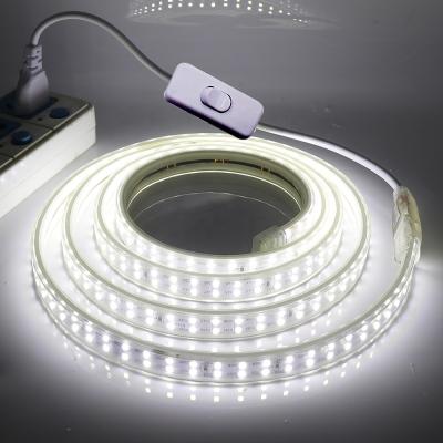 China Hotel led strip light 220v 110v 100M IP65 waterproof ip67 ip68 roll smd 2835 180leds/m led strip 5730 for sale