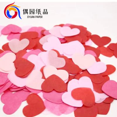 China Wholesale Biodegradable Decoration Explosion Proof Custom Shape Colorful Factory Price Paper Biodegradable Paper Confetti for sale