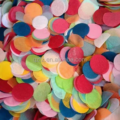 China Party Props 1 Inch Rainbow Paper Confetti for Table Wedding Birthday Party Decoration for sale