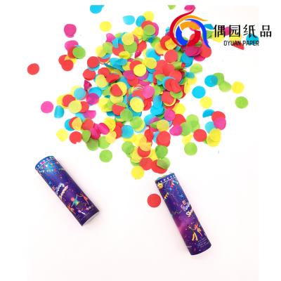 China Hand Mixed Jet Confetti Flame Paper Festival Decoration Floating Color Flame for sale