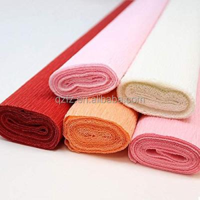 China Colorful Tissue Paper Artifacts Premium Crepe Paper Roll Most Popular Roll Crepe Paper For Handmade for sale