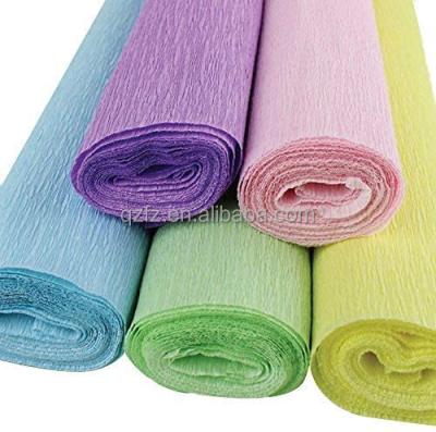 China Premium Tissue Tissue Paper 5 Colors Artifacts Crepe Paper Roll Most Popular Roll Crepe Paper For Handmade for sale